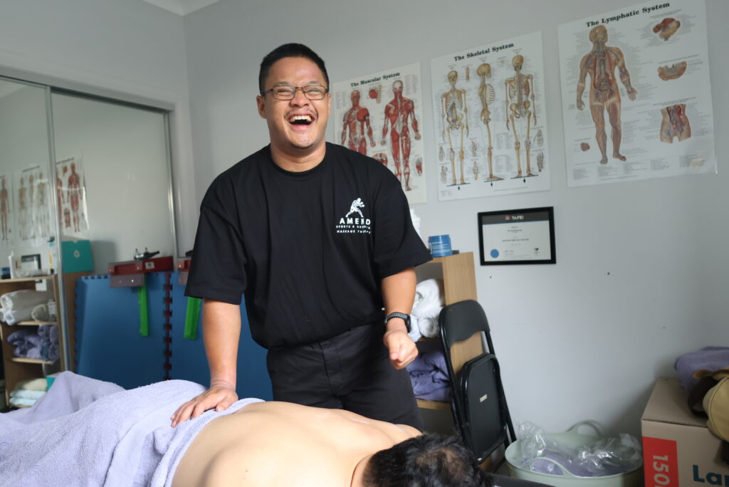 Remedial Massage Therapist Anthony at Amend Massage Therapy Prestons 2170 NSW.